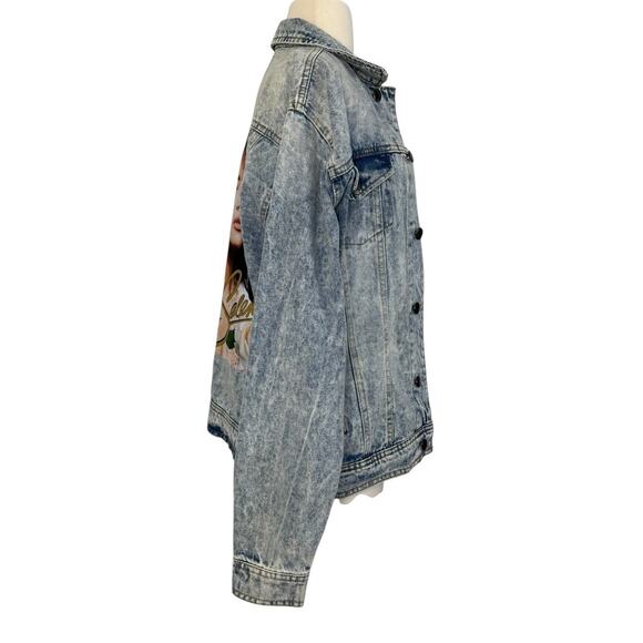 SELENA QUINTANILLA Denim Jacket Queen of Tejano Music Custom Retro Vintage Sz M - Picture 10 of 12